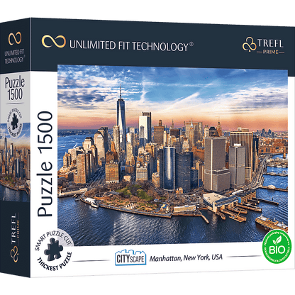 Városkép: Manhattan, New York, USA Trefl Prime 1500 darabos kirakó puzzle (TR - 26189 5900511261899) - puzzlegarden