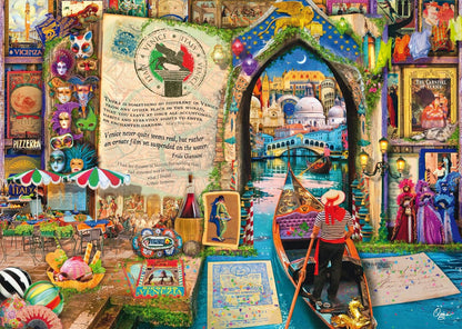 Velencei emlékek Schmidt Spiele 1000 darabos kirakó puzzle (SCH - 58597) - puzzlegarden