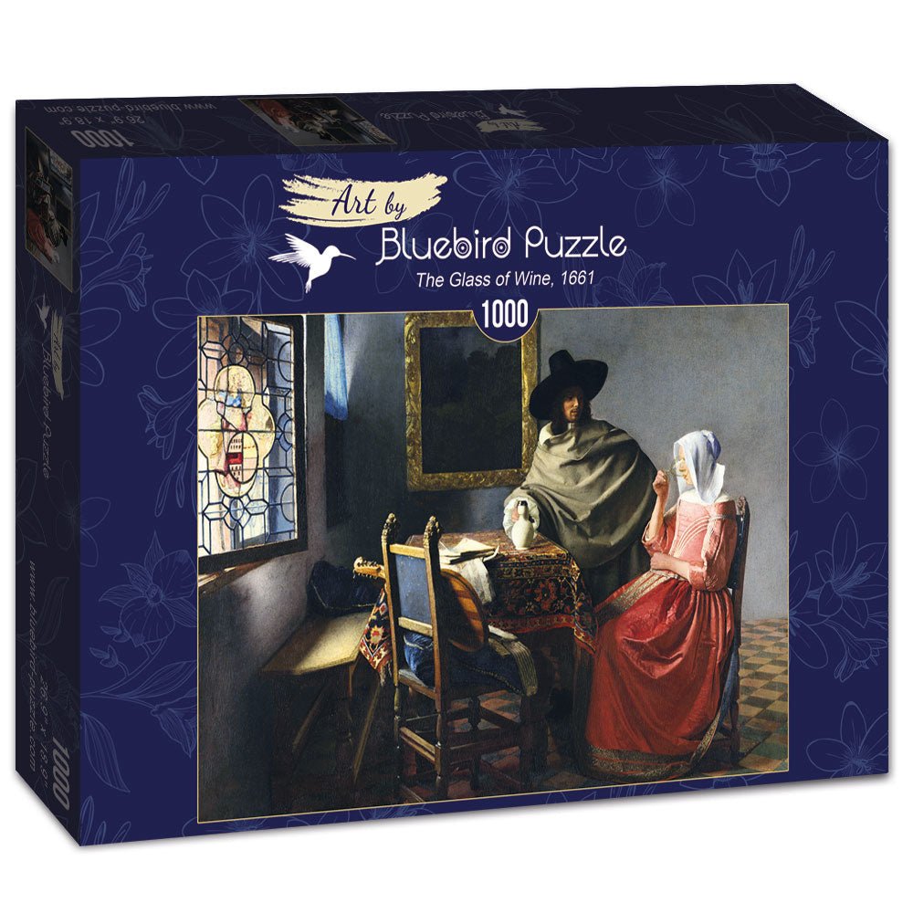 Vermeer - A Borospohár Bluebird 1000 darabos kirakó puzzle (BB-60133 3663384601330) - puzzlegarden