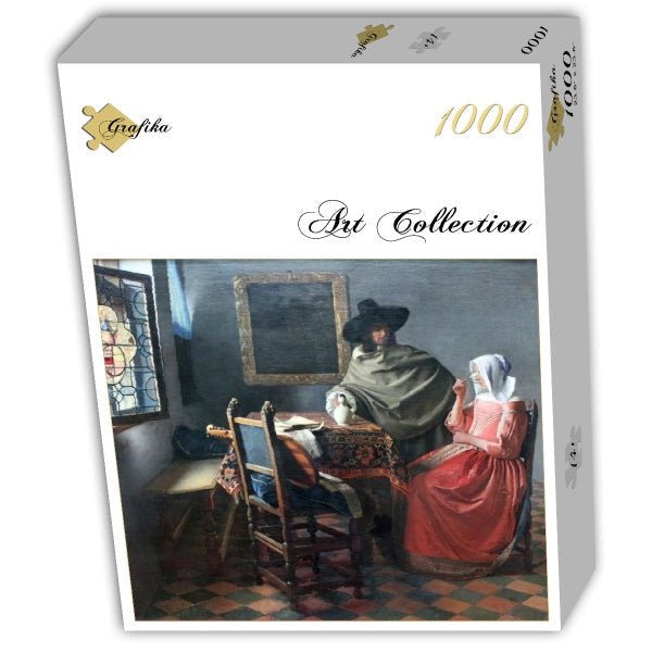 Vermeer - A borospohár Grafika 1000 darabos kirakó puzzle (GR-T-02223 3663384522239) - puzzlegarden