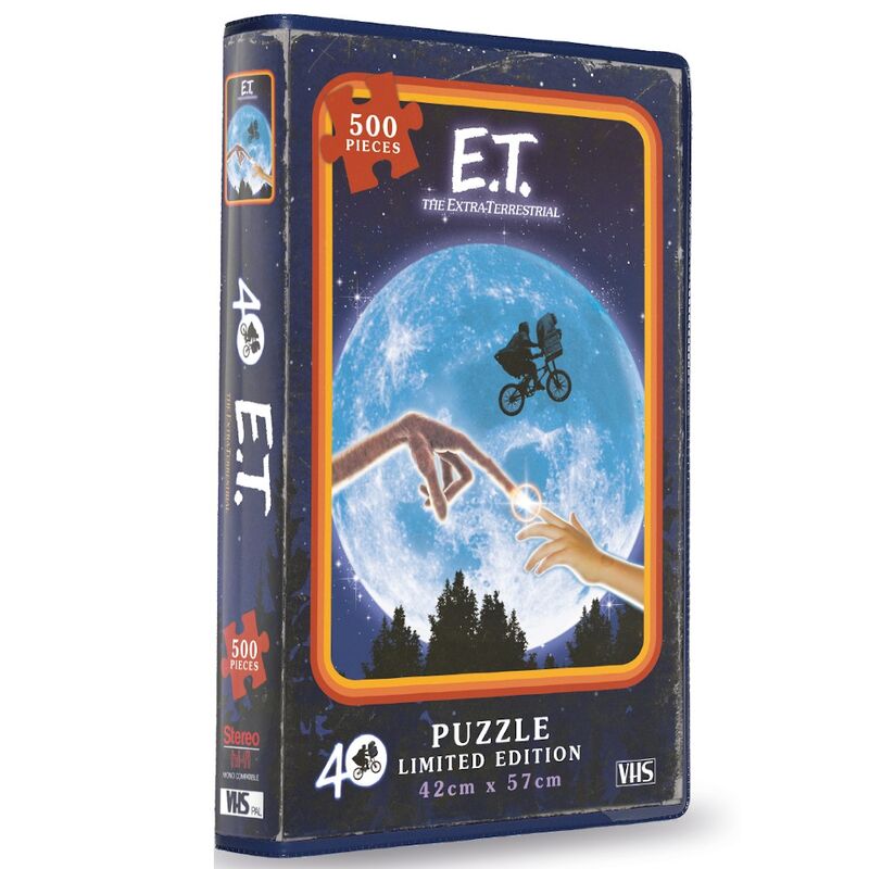 VHS Kollekció - E.T. a Földönkívüli SD-Toys 500 darabos kirakó puzzle (SD-VHSET 8435450255908) - puzzlegarden