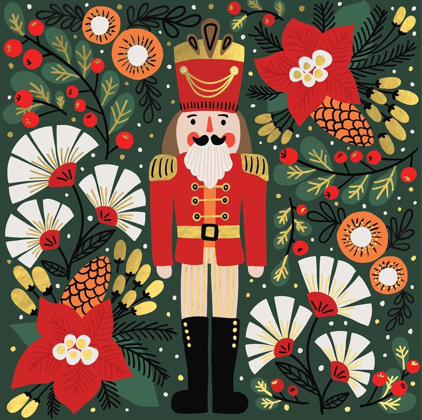 Vidám diótörő - aranyfóliás Galison 500 darabos kirakó puzzle (GA-9780735385535) - puzzlegarden