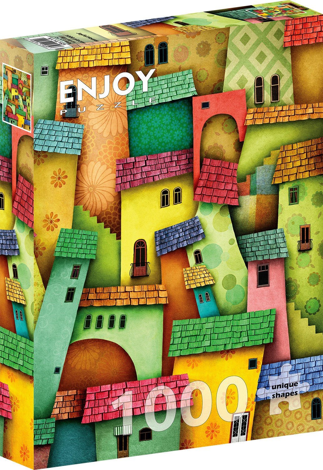 Vidám Házikók Enjoy 1000 darabos kirakó puzzle (EN-1629 5949194016297) - puzzlegarden