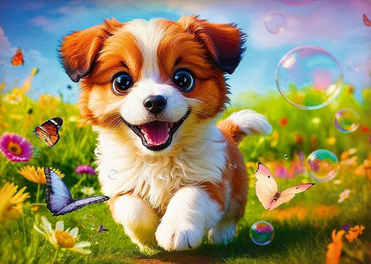 Vidám kutyus Trefl 500 darabos kirakó puzzle (TR - 37524) - puzzlegarden