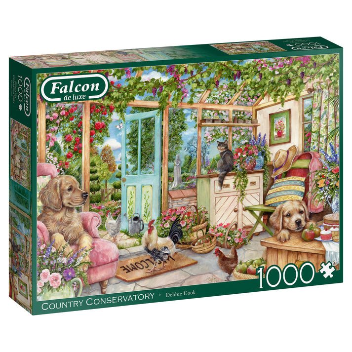 Vidéki télikert Falcon 1000 darabos kirakó puzzle (FA - 11314 8710126113141) - puzzlegarden