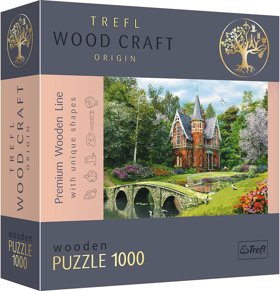 Viktoriánus Ház - Fa kirakó Trefl Wood Craft 1000 darabos kirakó puzzle (TR-20145) - puzzlegarden