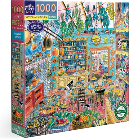 Viktoriánus konyha Eeboo 1000 darabos kirakó puzzle (EB-PZT733) - puzzlegarden