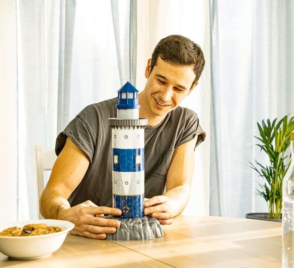 Világítótorony - 3D LED Ravensburger 219 darabos kirakó puzzle (RA-12577) - puzzlegarden