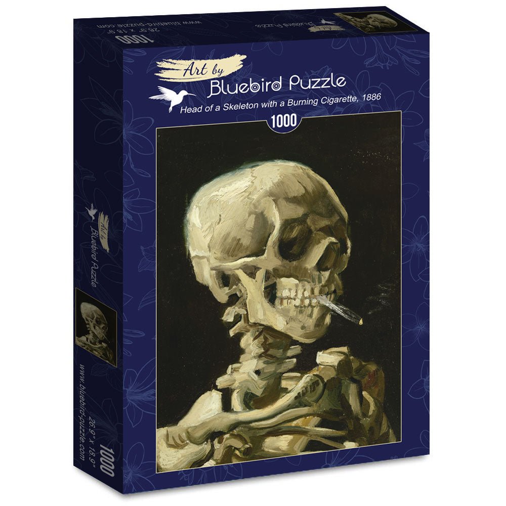 Vincent Van Gogh - Koponya Égő Cigarettával Bluebird 1000 darabos kirakó puzzle (BB-P-60134 3663384601347) - puzzlegarden