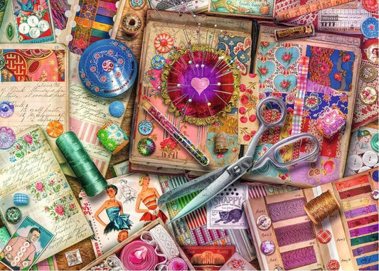 Vintage Ruhaszabászat Ravensburger 1000 darabos kirakó puzzle (RA - 16928) - puzzlegarden