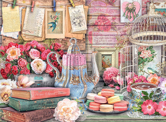 Vintage tea party Ravensburger 500 darabos kirakó puzzle (RA - 14838) - puzzlegarden
