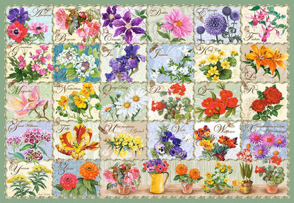 Vintage virágok Castorland 1000 darabos kirakó puzzle (C - 104338) - puzzlegarden
