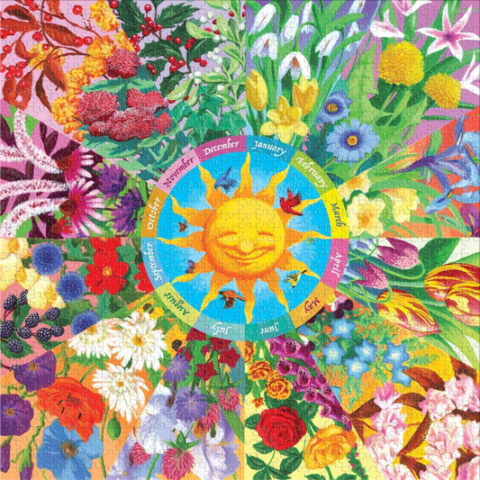 Virág Naptár Eeboo 1000 darabos kirakó puzzle (EB - PZTFLC) - puzzlegarden