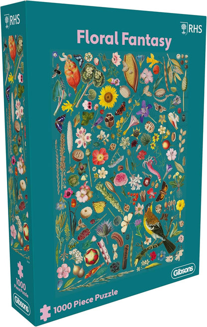 Virágfantázia Gibsons 1000 darabos kirakó puzzle (G - G7161) - puzzlegarden