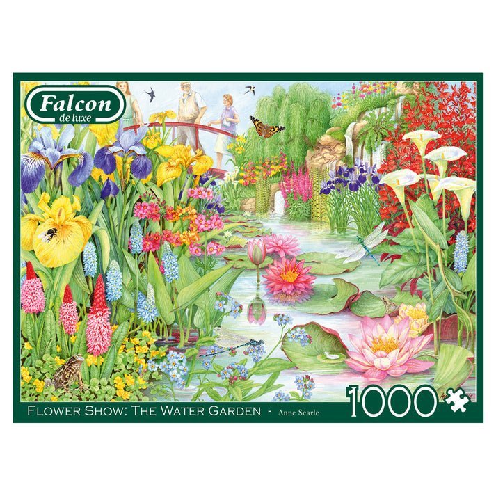 Virágkiállítás: A vízikert Falcon 1000 darabos kirakó puzzle (FA-11282) - puzzlegarden