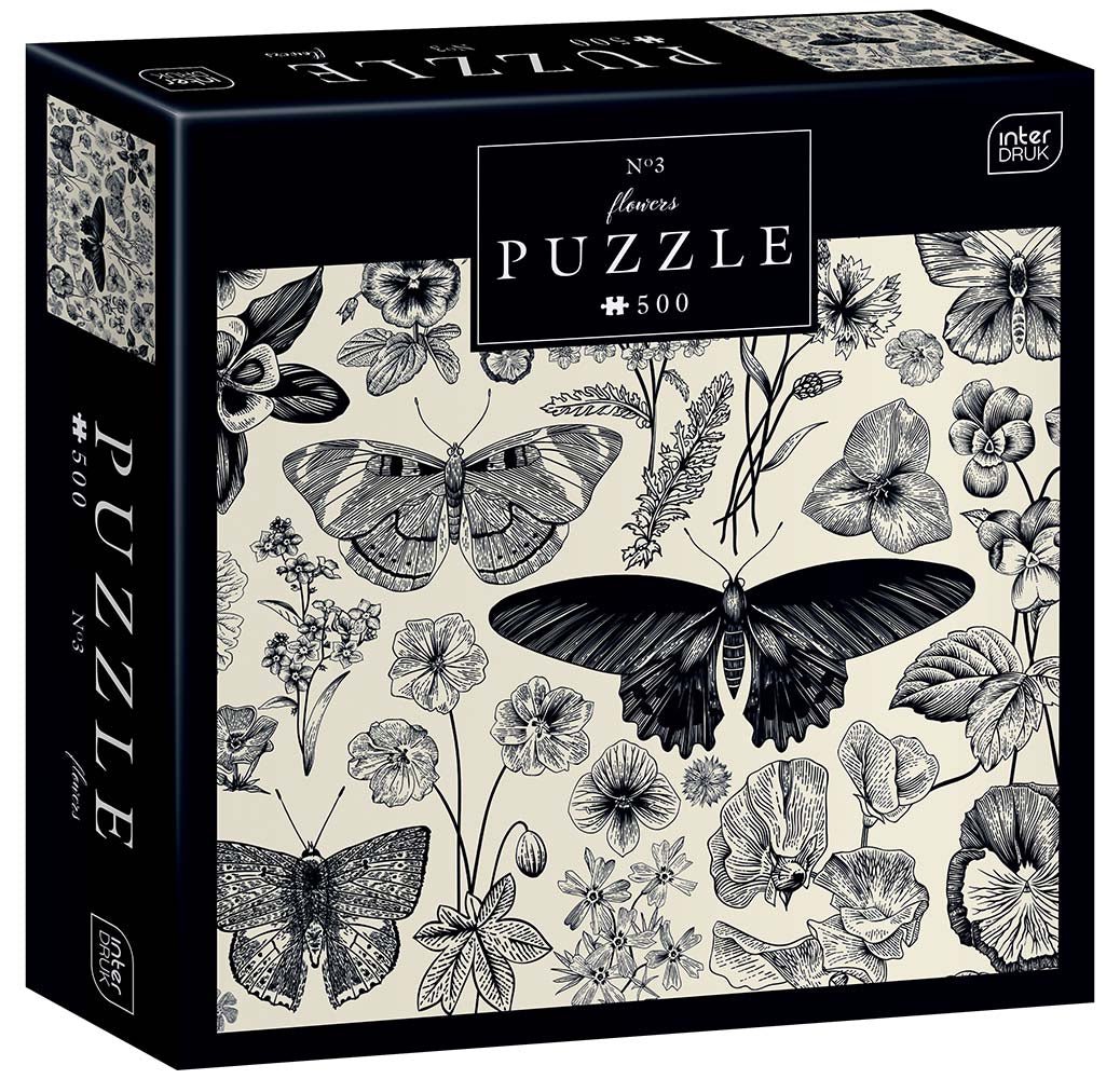 Virágok 3 Interdruk 500 darabos kirakó puzzle (ID-PUZ500FLO3) - puzzlegarden