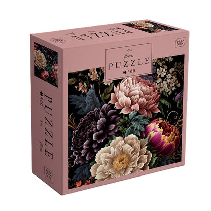 Virágok 4 Interdruk 500 darabos kirakó puzzle (ID-PUZ500FLO4) - puzzlegarden