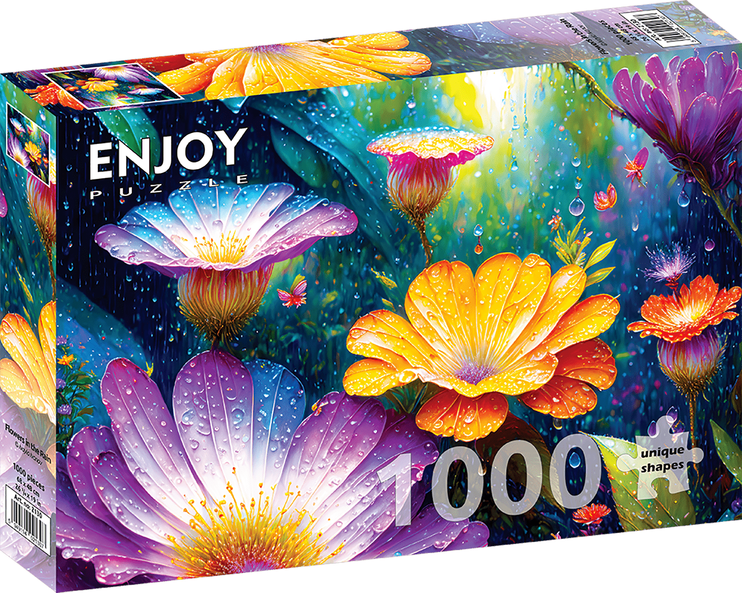 Virágok az Esőben Enjoy 1000 darabos kirakó puzzle (EN-2130 5949194021307) - puzzlegarden