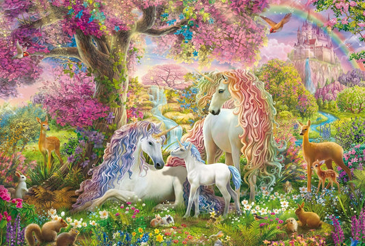 Virágok és unikornisok Schmidt Spiele 150 darabos kirakó puzzle (SCH - 56387) - puzzlegarden