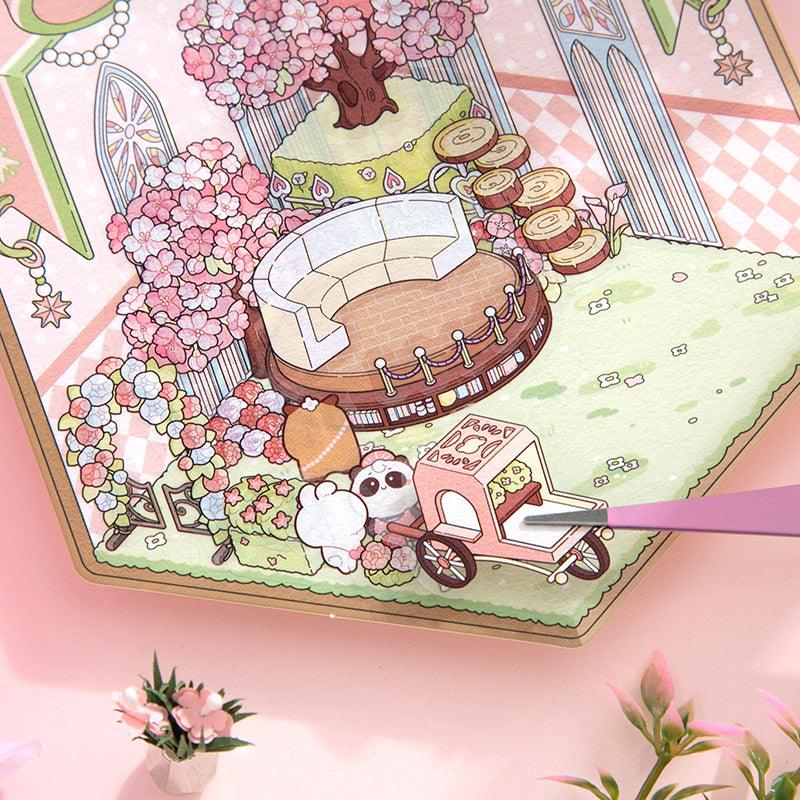 Virágos ajándékdoboz - matricajelenet Simno 1 darabos kirakó puzzle (SN-6941776320784) - puzzlegarden