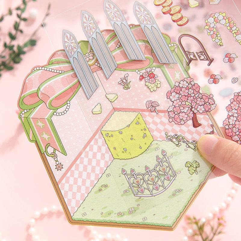 Virágos ajándékdoboz - matricajelenet Simno 1 darabos kirakó puzzle (SN-6941776320784) - puzzlegarden