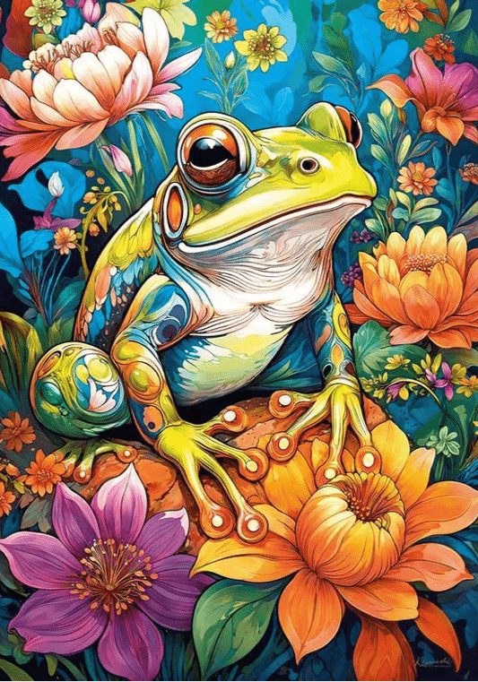 Virágos Béke Béka Cherry Pazzi 1000 darabos kirakó puzzle (CP - 31100) - puzzlegarden