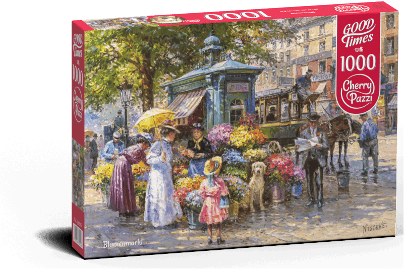 Virágpiac CherryPazzi 1000 darabos kirakó puzzle (CP-30226 5903728730226) - puzzlegarden