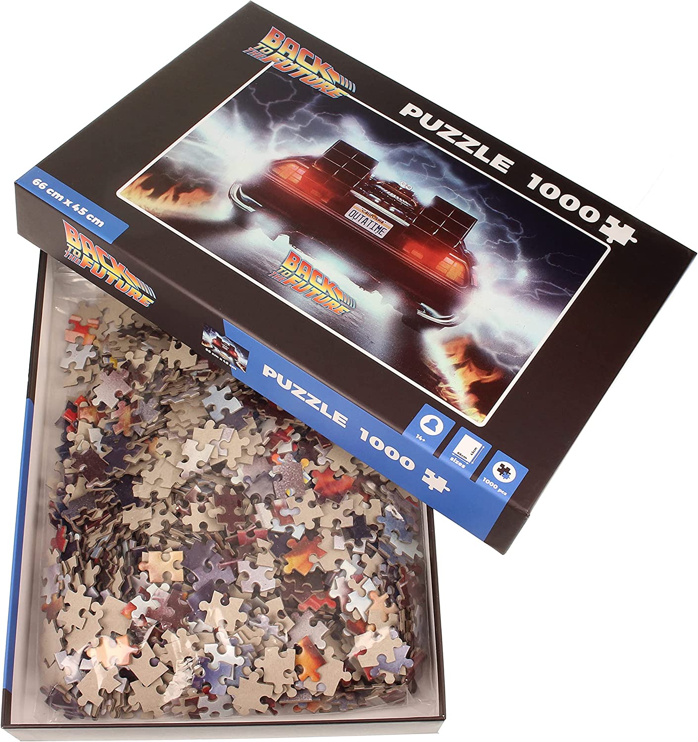 Vissza a Jövőbe - A Delorean Időgép SD Toys 1000 darabos kirakó puzzle (SD-BTTF02 8435450223235) - puzzlegarden