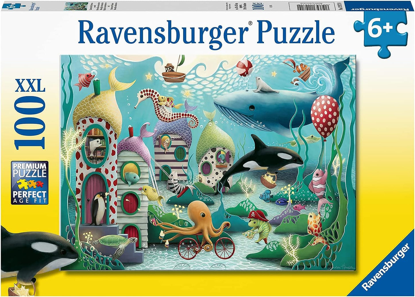 Víz alatti Csodavilág Ravensburger 100 darabos kirakó puzzle (RA-12972 4005556129720) - puzzlegarden