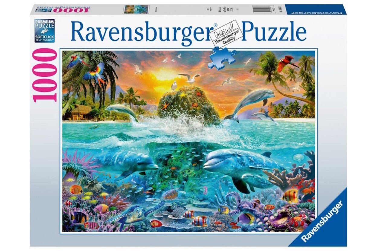 Víz alatti sziget Ravensburger 1000 darabos kirakó puzzle (RA-19948 4005556199488) - puzzlegarden