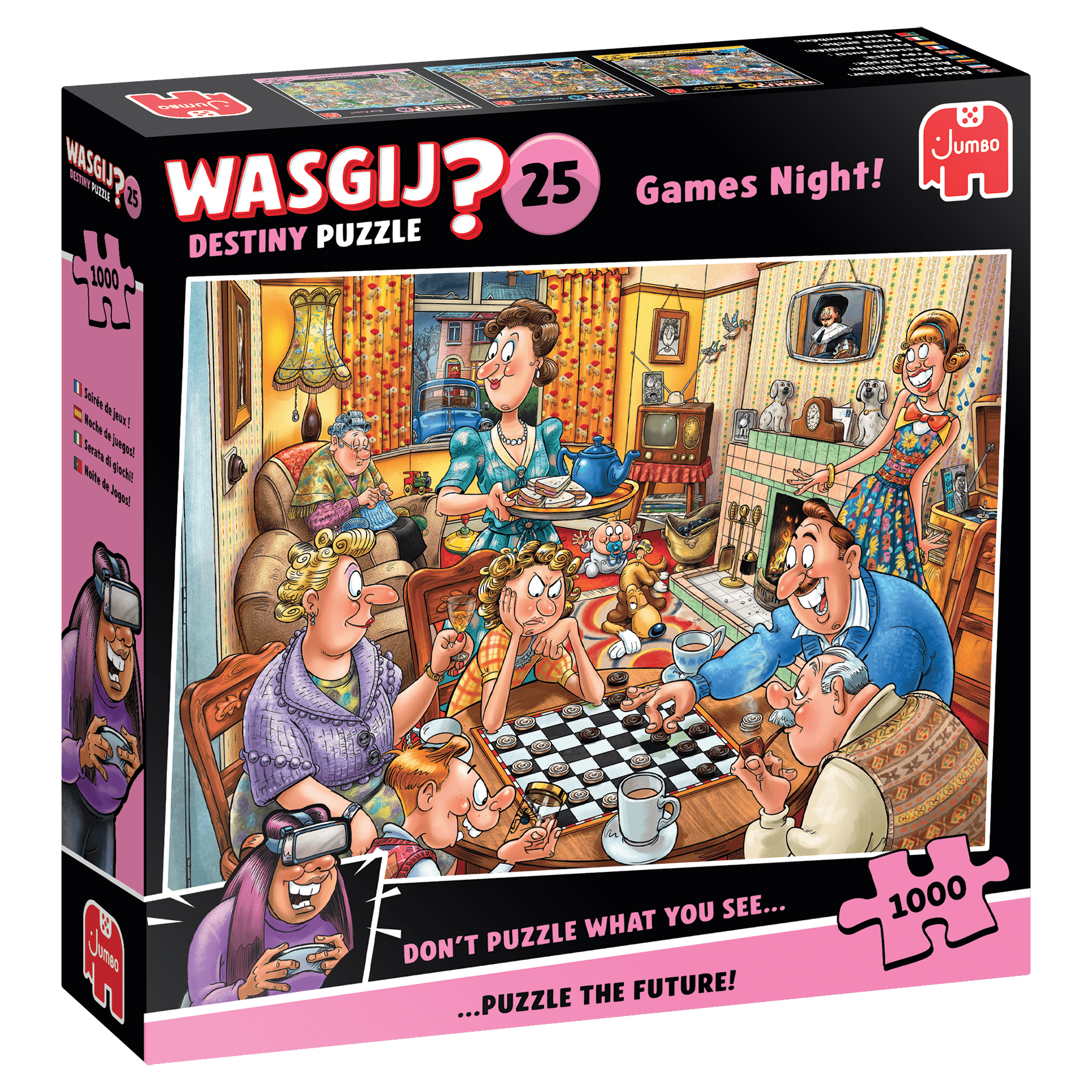 Wasgij? - Destiny Puzzle Nr. 25 - Játékest! Jumbo 1000 darabos kirakó puzzle (JU - 1110100594) - puzzlegarden
