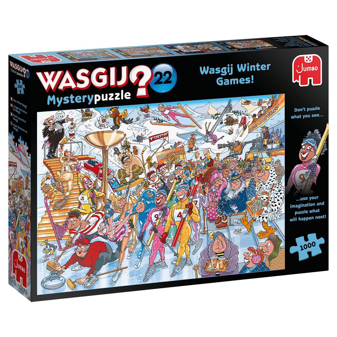 Wasgij? - Mystery 22 - Téli sportok Jumbo 1000 darabos kirakó puzzle (JU-25012 8710126250129) - puzzlegarden