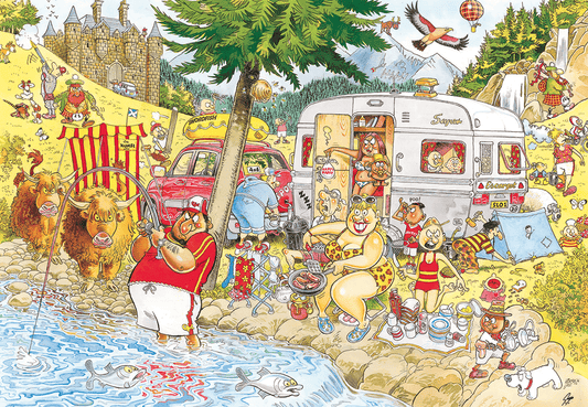 Wasgij? - Mystery 6 - Kempingezés Jumbo 1000 darabos kirakó puzzle (JU - 25016) - puzzlegarden