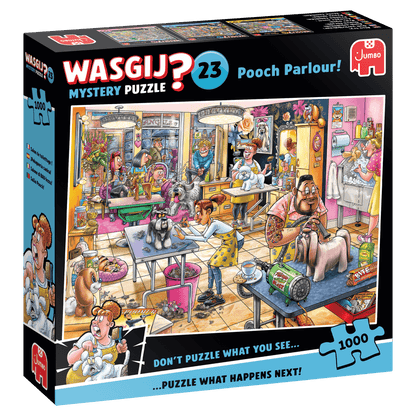 Wasgij? - Mystery Puzzle Nr. 23 - Kutyakozmetika! Jumbo 1000 darabos kirakó puzzle (JU - 1110100589) - puzzlegarden