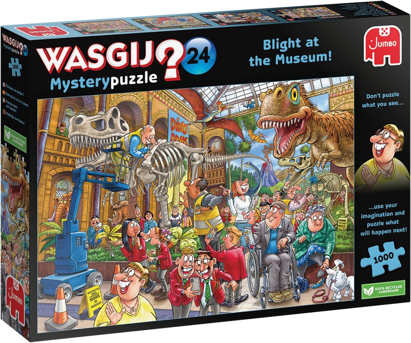 Wasgij? - Mystery Puzzle Nr. 24 - Bonyodalom a múzeumban! Jumbo 1000 darabos kirakó puzzle (JU - 1110100014 8710126000144) - puzzlegarden