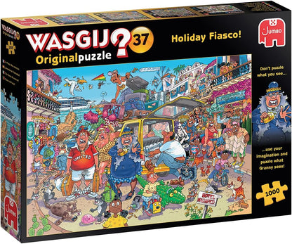 Wasgij? - Original 37 - Nyaralás-Fiasco! Jumbo 1000 darabos kirakó puzzle (JU-25004 8710126250044) - puzzlegarden