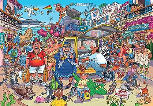 Wasgij? - Original 37 - Nyaralás - Fiasco! Jumbo 1000 darabos kirakó puzzle (JU - 25004) - puzzlegarden