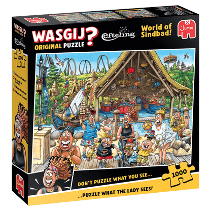 Wasgij Original Efteling – Szinbád világa! Jumbo 1000 darabos kirakó puzzle (JU - 1110100508) - puzzlegarden