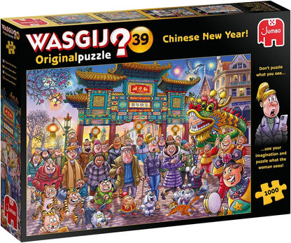 Wasgij? - Original Puzzle Nr. 39 - Kínai Újév! Jumbo 1000 darabos kirakó puzzle (JU - 25011 8710126250112) - puzzlegarden