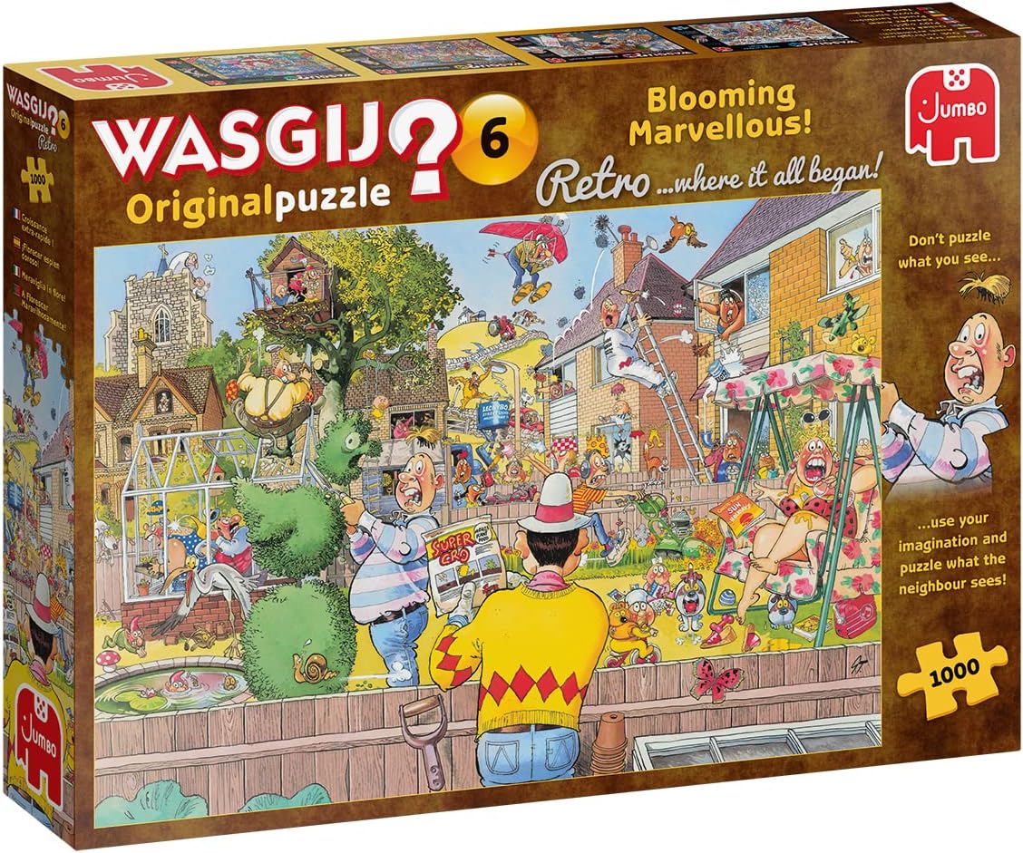 Wasgij? - Original Puzzle Nr. 6 - Virágba borulva! Jumbo 1000 darabos kirakó puzzle (JU - 25014 8710126250143) - puzzlegarden