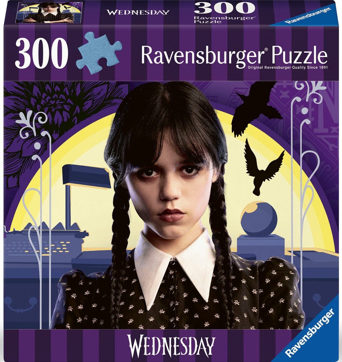 Wednesday - Ölelkezés-mentes Zóna Ravensburger 300 darabos kirakó puzzle (RA-17575 4005556175758) - puzzlegarden