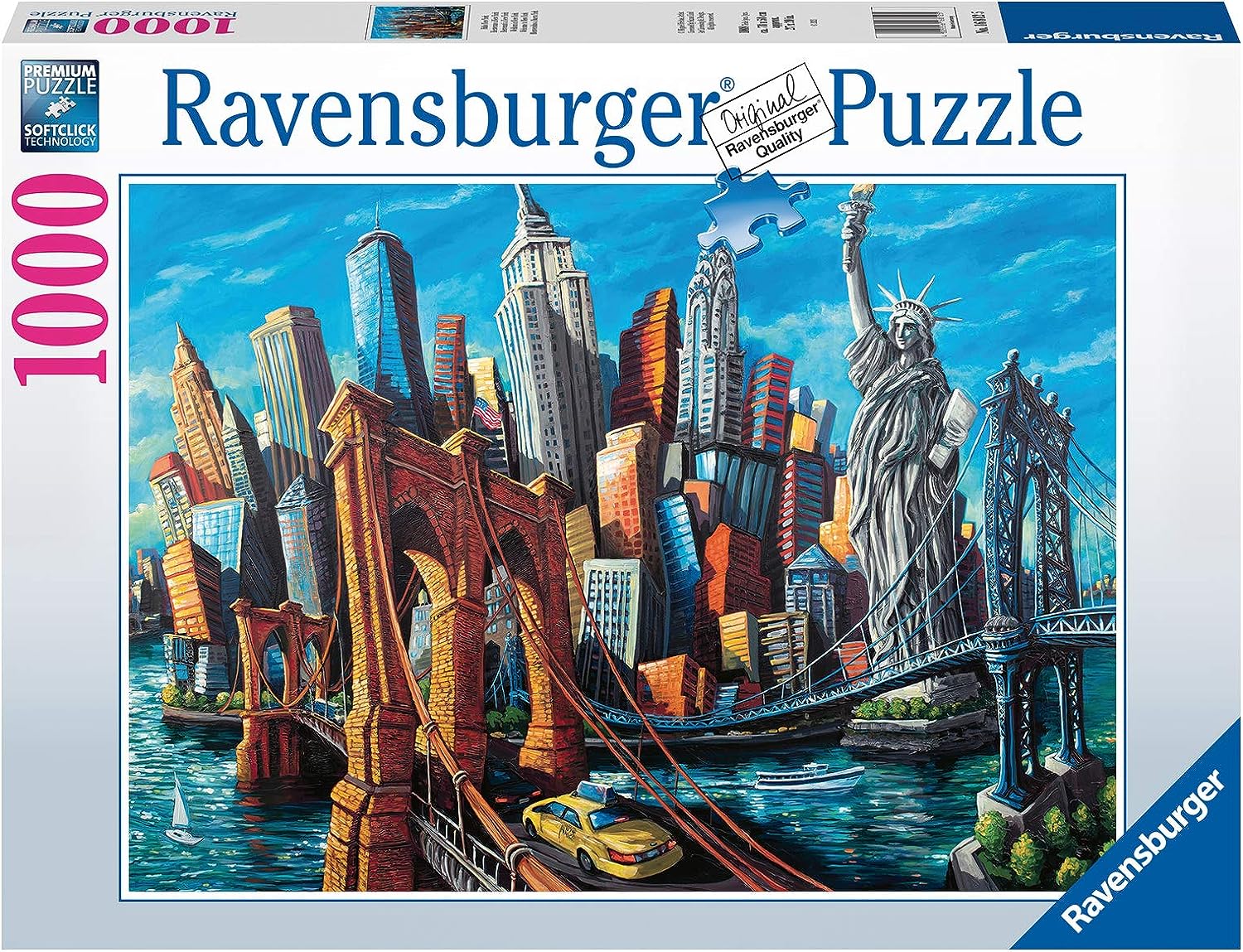 Welcome to New York Ravensburger 1000 darabos kirakó puzzle (RA-16812 4005556168125) - puzzlegarden