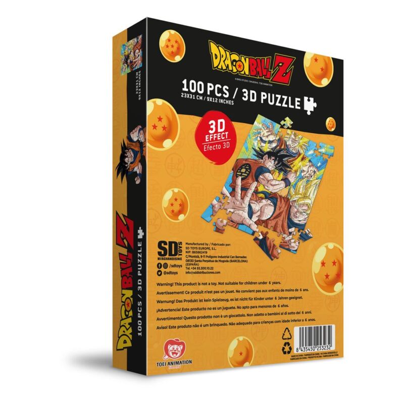 3D Puzzle - DragonBall Z SD-Toys 100 darabos kirakó puzzle (SD-DGBZ3D 8435450253232) - puzzlegarden