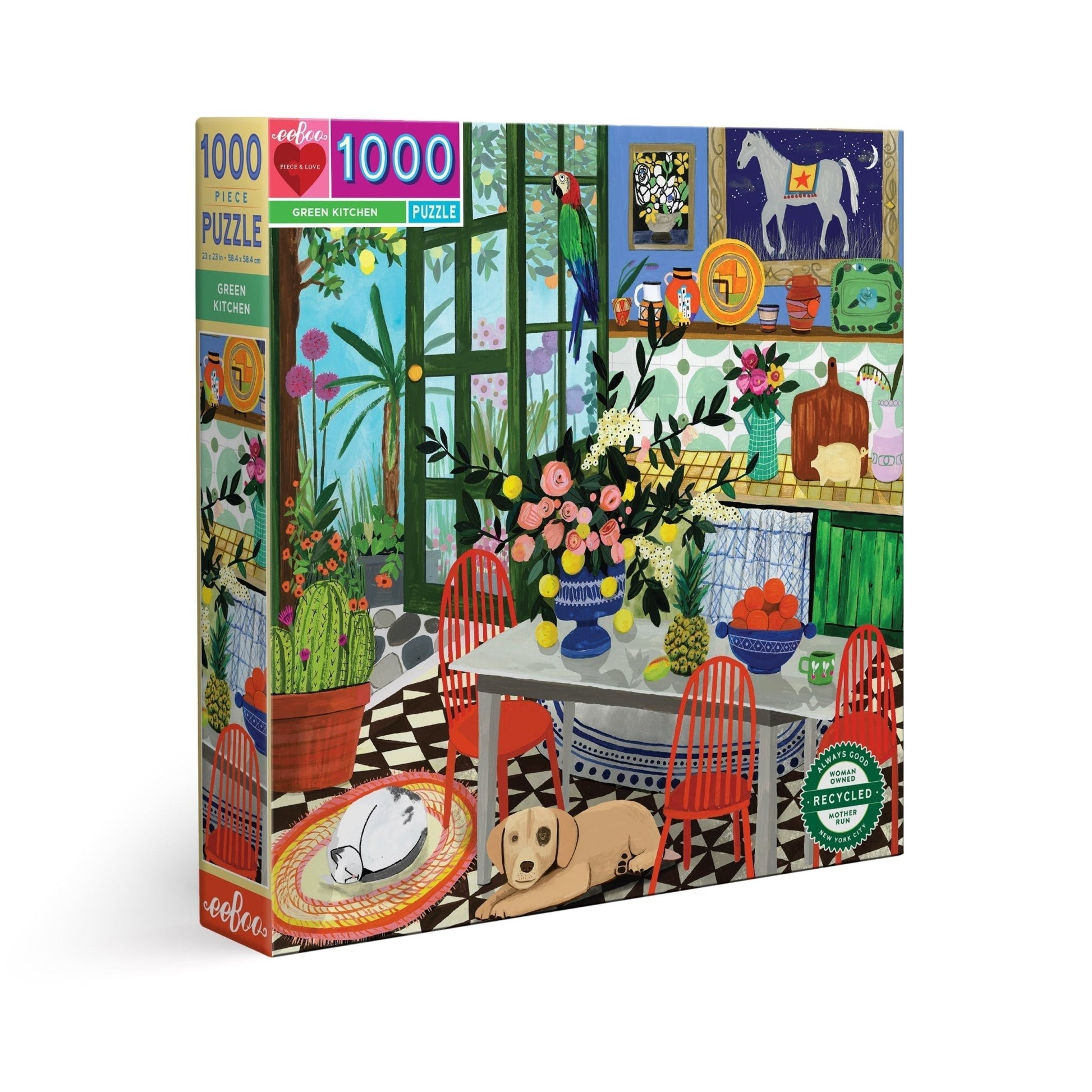 Zöld Konyha Eeboo 1000 darabos kirakó puzzle (EB-PZTGNK 689196512674) - puzzlegarden