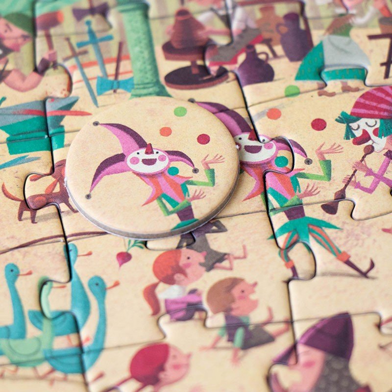 Zsebkirakó – Várkastély Londji 100 darabos kirakó puzzle (LN-PZ614U) - puzzlegarden