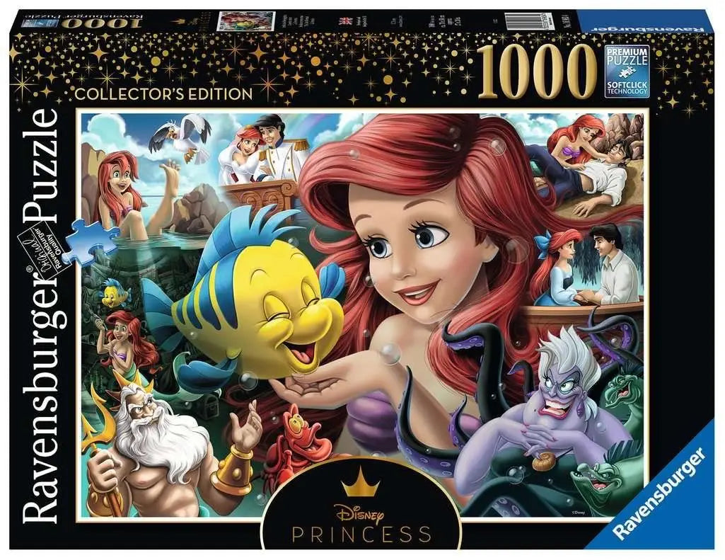 Disney Princess Collector's Edition - Ariel Ravensburger 1000 darabos kirakó puzzle (RA-16963 4005556169634) - puzzlegarden