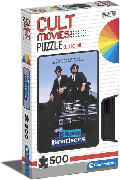 Cult Movies Collection - Blues Brothers Clementoni 500 darabos kirakó puzzle (CL-35109 8005125351091) - puzzlegarden