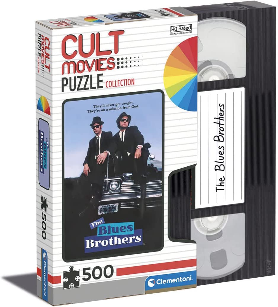 Cult Movies Collection - Blues Brothers Clementoni 500 darabos kirakó puzzle (CL-35109 8005125351091) - puzzlegarden