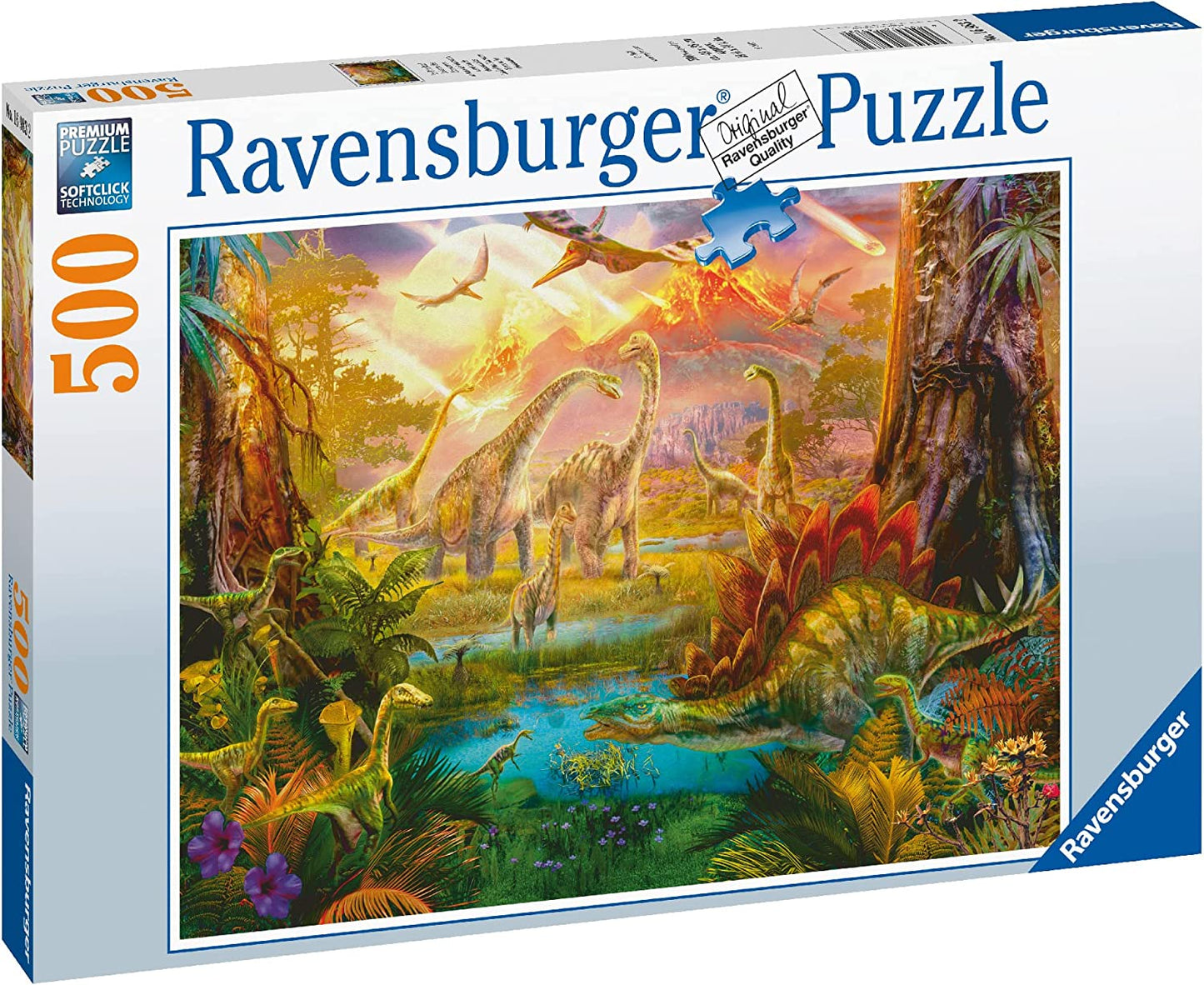 A Dinoszauruszok földje Ravensburger 500 darabos kirakó puzzle (RA-16983 4005556169832) - puzzlegarden