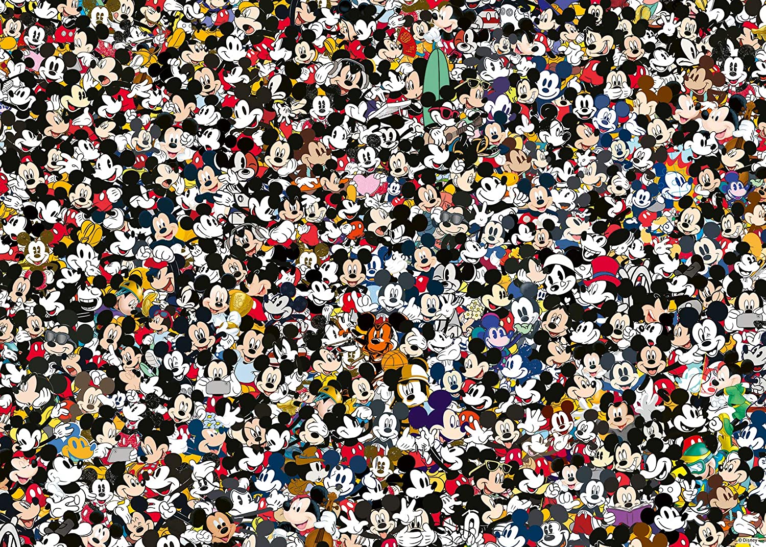 Challenge - Mickey egér Ravensburger 1000 darabos kirakó puzzle (RA - 16744) - puzzlegarden